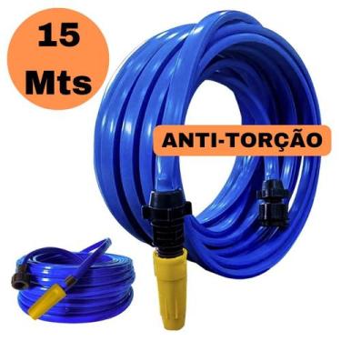 Imagem de Mangueira De Jardim ANTITORÇÃO CHATA Reforçada Para Casa Jardim Lavar 