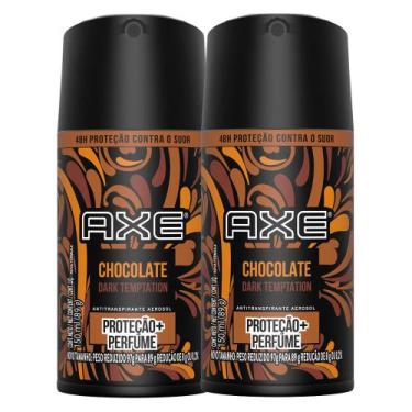 Imagem de Desodorante Axe Dark Temptation Body Spray Aerosol 150ml  Kit com duas