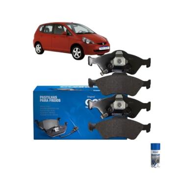 Imagem de Kit Pastilha Freio Dianteira Honda Fit 1.5 2014 + Tekbond Anti Chio 300ml