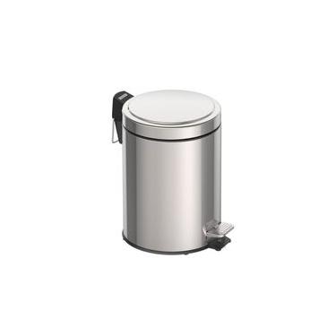 Imagem de Lixeira Inox com Pedal Tramontina Brasil 5 L com Acabamento Polido e Balde Interno