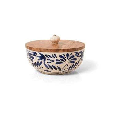 Imagem de Pote Com Tampa Versailles Narciso 19,5X11cm - Copa & Cia