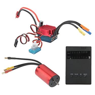 Imagem de CUOFYUNL S2845 2800KV Motor sem escova à prova d'água 35A ESC Combinação de placa de programação para carros HSP 1/12 RC