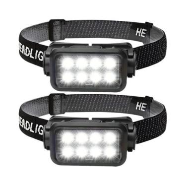 Imagem de Lanterna De Cabeça Recarregável Com Sensor De Movimento Para Exterior,