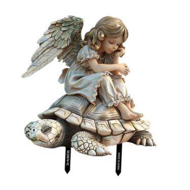 Imagem de ＡＷＨＡＯ Estaca Decorativa para Jardim, Ideal para Meninas, Decoração de Vasos de Flores, Painel Plano 2D para Bonsai, Caminhos Externos E Decoração para Ambie, Estilo C, Tamanho real