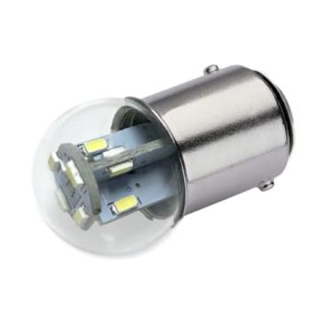 Imagem de Lâmpada de substituição de LED em miniatura #90 | 12/14 volts CA/CC | Estilo de base: BA15D | Substitui lâmpadas de filamento: #90, #68, #96, #1178 (âmbar; 1 unidade)