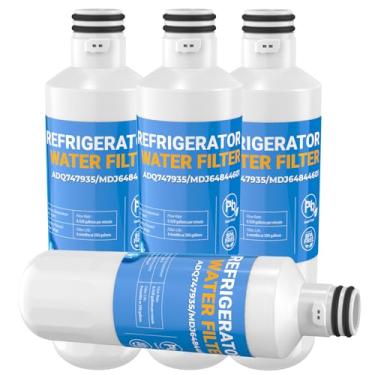 Imagem de Filtro de água LT1000PC ADQ747935 compatível com LG LT1000P/PC/PCS, MDJ64844601, substituição para Kenmore Elite 46-980, ADQ74793501, LT1000PC, ADQ74793502, LMXS28626S, LMXS28626S, LMS. XC237 96S |
