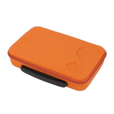 Imagem de Cryfokt Estojo de Transporte para Câmera de Ação, Organizador Resistente à água Com Absorção de Choque para Ação 5pro 4 3, Bolsa Protetora Portátil para Viagens (Laranja)
