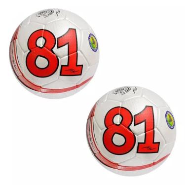 Imagem de Bola De Futebol De Campo Dalponte 81 Star Costurada A Mão Kit 02 Unidades-Masculino