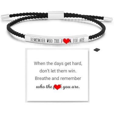 Imagem de Be Kind Pulseiras Acessórios para Mulheres Moda Punho Joias Exclusivas Design de Corda Moda Presentes de Amizade para Mulheres Dia dos Namorados, Medium, Latão, Sem Pedra Preciosa
