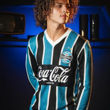 Imagem de Camisa Retrô Grêmio 1989 Manga Longa Masculina-Masculino