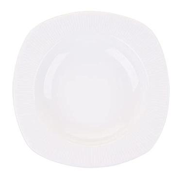 Imagem de Prato de Porcelana Fundo 22cm Cazza Lumi Branco