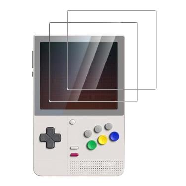 Imagem de Natbok 2 pacotes compatíveis com protetor de tela clássico de bolso retroid, filme de vidro temperado 9H de cobertura total, HD transparente resistente a arranhões, sem bolhas para bolso retroid