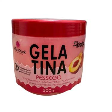 Imagem de Gelatina Bella Chick Dicacho Pessego 500G