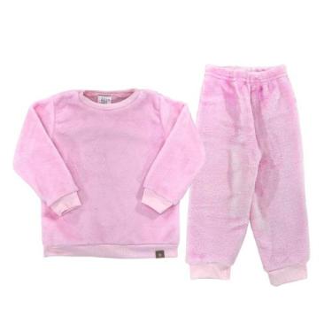 Imagem de Conjunto Inverno Blusão + Calça Fleece Agasalho Peluciado - Fofotinhos