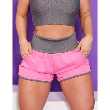 Imagem de Short Feminino Esportivo Running com Bolso - Fitmoda-Feminino