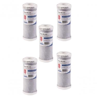 Imagem de Kit 05 Un Refil Bbi E200 7\" Encaixe Carbon Block Compativel Fortlev Hidrofiltros Acquabios Equation