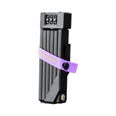 Imagem de Cadeado De Corrente Dobrável Antifurto Reforçado Com Combinação Para B