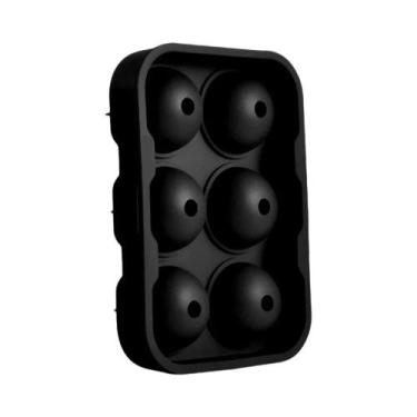 Imagem de Forma De Silicone Grande Com 4/6 Cavidades Para Gelo - Cubos Quadrados