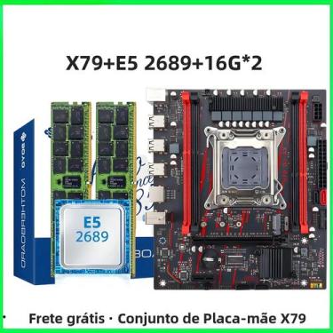 Imagem de Placa-Mãe Para Jogos LGA 2011 SOYO X79 Com CPU E5 2689, RAM DDR3 ECC E
