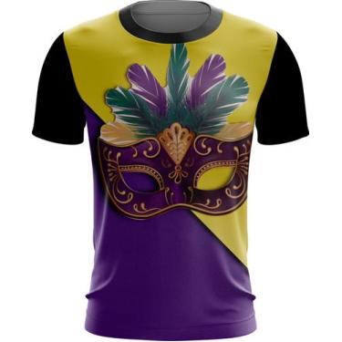 Imagem de Camiseta Dryfit Máscara de Carnaval Festa 1 - Kasubeck Store®, INF 08