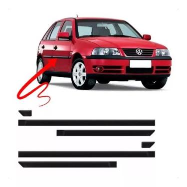 Imagem de Friso Lateral Gol Parati G3 G4 4 Portas Mod Original Largo P - Congrat