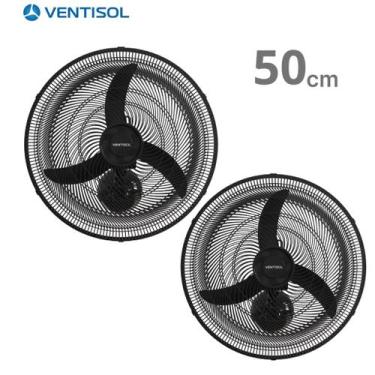 Imagem de Ventilador De Parede Oscilante 50cm 130W 3 Pás 127/220V - Ventisol, 11