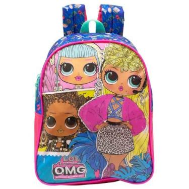 Imagem de Mochila de Costas 14 Infantil LOL OMG X AZUL - Xeryus