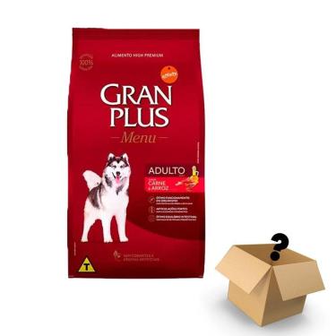 Imagem de Ração Gran Plus Menu Cães Adultos Carne e Arroz 15kg + Supresa