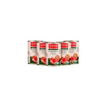 Imagem de Kit 5 de Tomate Pelati Orgânico Italiano 400G La Pastina