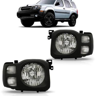 Imagem de Farol Xterra 2002 2003 2004 2005 Moldura Preta - SP ACESSÓRIOS, Direit