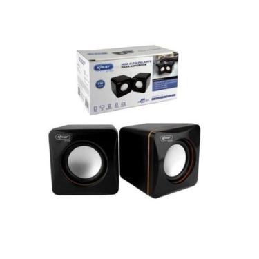 Imagem de Caixa de som 3w kp-609 usb preto/preto (90d) knup