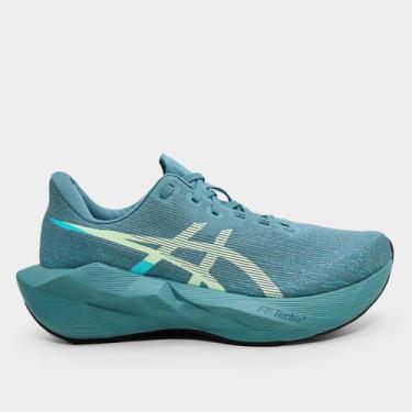 Imagem de Tênis Asics Novablast 6 Masculino, Azul, Amarelo, 41