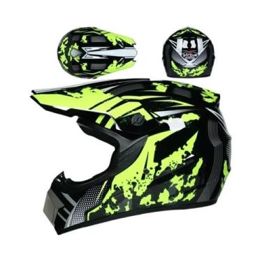 Imagem de Capacete De Moto Off-road Para Crianças, Capacete De Segurança Para Mo