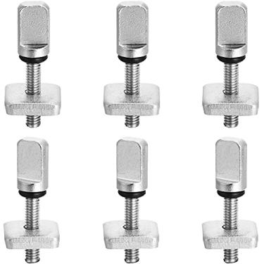 Imagem de Ferraycle 6 peças de parafuso de barbatana de aço inoxidável sem ferramenta parafuso de barbatana parafuso e placa acessórios de surf para homens mulheres prancha de surf longboard paddleboard e SUP