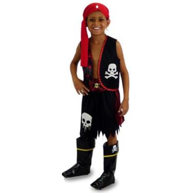 Imagem de Fantasia De Pirata Infantil Com Cinto E Bandana - Masquerade