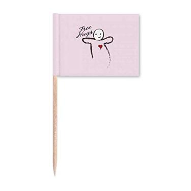 Imagem de Warm Embrace Love Initiative Marcador de palito de dente para decoração de festa