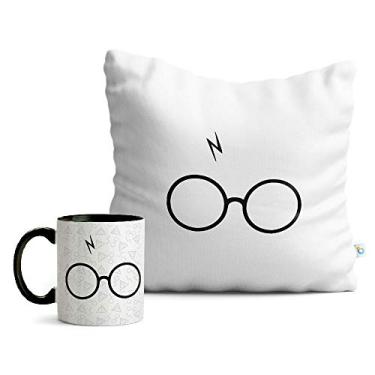 Imagem de Kit Harry Potter Caneca e Almofada Óculos