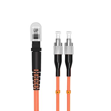Imagem de Cabo Jumper Óptico Multimodo Duplex Multimodo MTRJ Feminino para FC da Jeirdus – 15 m MTRJ-FC 50/125um OM2 mm LSZH Laranja