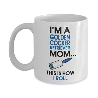 Imagem de Caneca Golden Cocker Retriever Mom - I'm a Golden Cocker Retriever Mom - This is how I roll