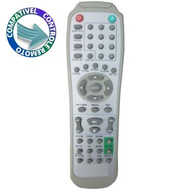 Imagem de Controle Compatível DVD Philco, Diplomata, Continental e Cougar CR-2031