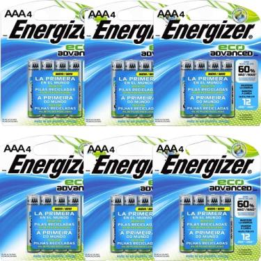 Imagem de Pilhas Energizer Aaa4 Eco Advanced Pilha Palito 24 Unidades