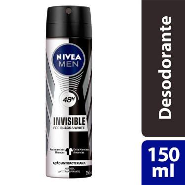 Imagem de Desodorante Nivea Men Invisible For Black & White Aerosol Antitranspirante 48h 150ml