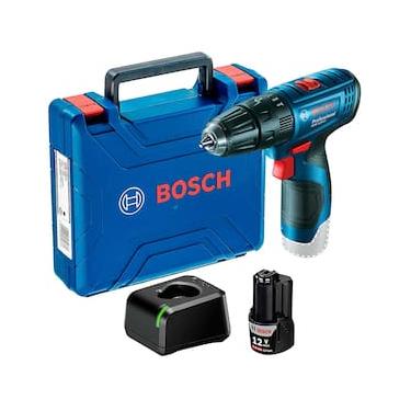 Imagem de Parafusadeira/Furadeira de Impacto a Bateria Bosch GSB 120-LI 3/8" 12V com Carregador Bivolt e Maleta
