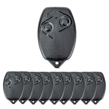 Imagem de Kit com 10 Controle Remoto Rossi para Portão Nano Dz3 Dz4 Bv Preto
