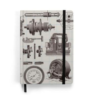 Imagem de Caderno Sketchbook Engenharia Mecânica Capa dura 14 x 21 cm 80 fls (Miolo Quadriculado)