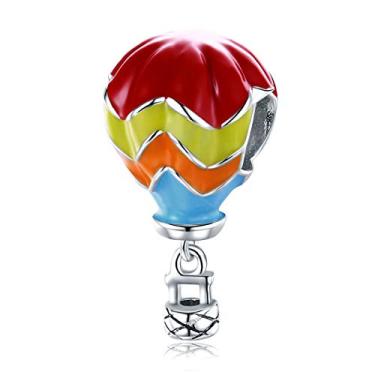 Imagem de GemKing SCC867 Turkish hot air balloon S925 Sterling Silver Charm