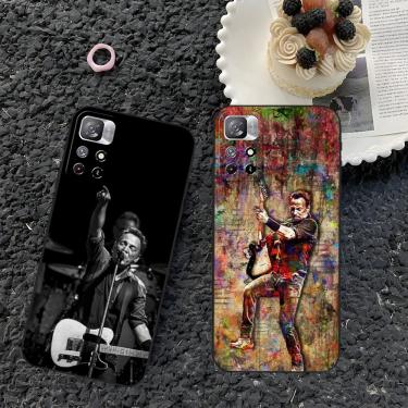 Imagem de Capa de telefone para guitarra Bruce Springsteen Xiaomi Redmi Note 14 13 12 11 9 Ultra 10 Lite POCO