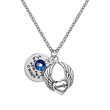 Imagem de YTIYT Colar de cinzas colares de urna para cinzas em forma de coração asas de anjo comemoram entes queridos joias de aço inoxidável joias de cinza, Aço inoxidável, não conhecido