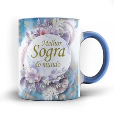 Imagem de Caneca xicara porcelana Melhor Sogra do Mundo 242a (Preta)