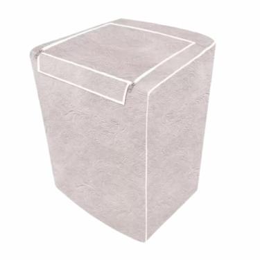 Imagem de "Capa Para Maquina De Lavar Brastemp Eletrolux Consul 7Kg 8Kg 9Kg Impermeável Flanelada Com Zíper Proteção UV Material Super Resistente E Perolizado de Alta Qualidade" (Bege)